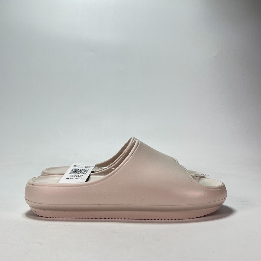 32 Degrees Cool White Casual Comfort Platform Cushion Slide Sandals Women's Sz 7